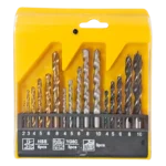 1205 JUEGO DE BROCAS X 16 PIZ (CONCRETO-METAL-MADERA)