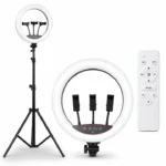Aro De Luz RGB Profesional 45CM Con Trípode Y 3 Soportes Baihuo City MY-7183
