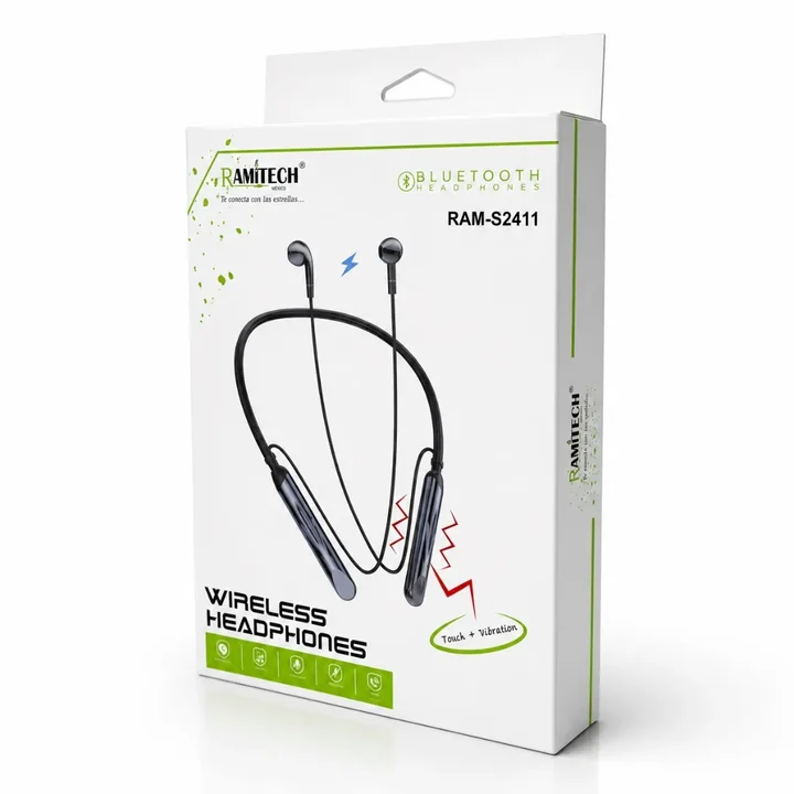 AudifonosDeCuelleraRamitechConVibracionConBluetooth5.0RAM-S2411_1 Audífonos De Cuellera Ramitech Con Vibración Con Bluetooth 5.0 RAM-S2411