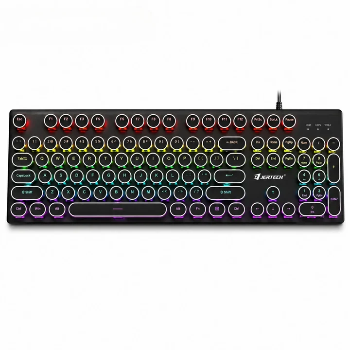 Teclado Mecánico Gamer Alámbrico USB Retroiluminado Jertech JK570